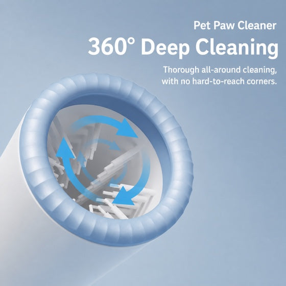 Electric Automatic Pet Foot Washing Machine Portable Quick Clean Low Noise Waterproof Dog Paw Cleaner Foot Cup