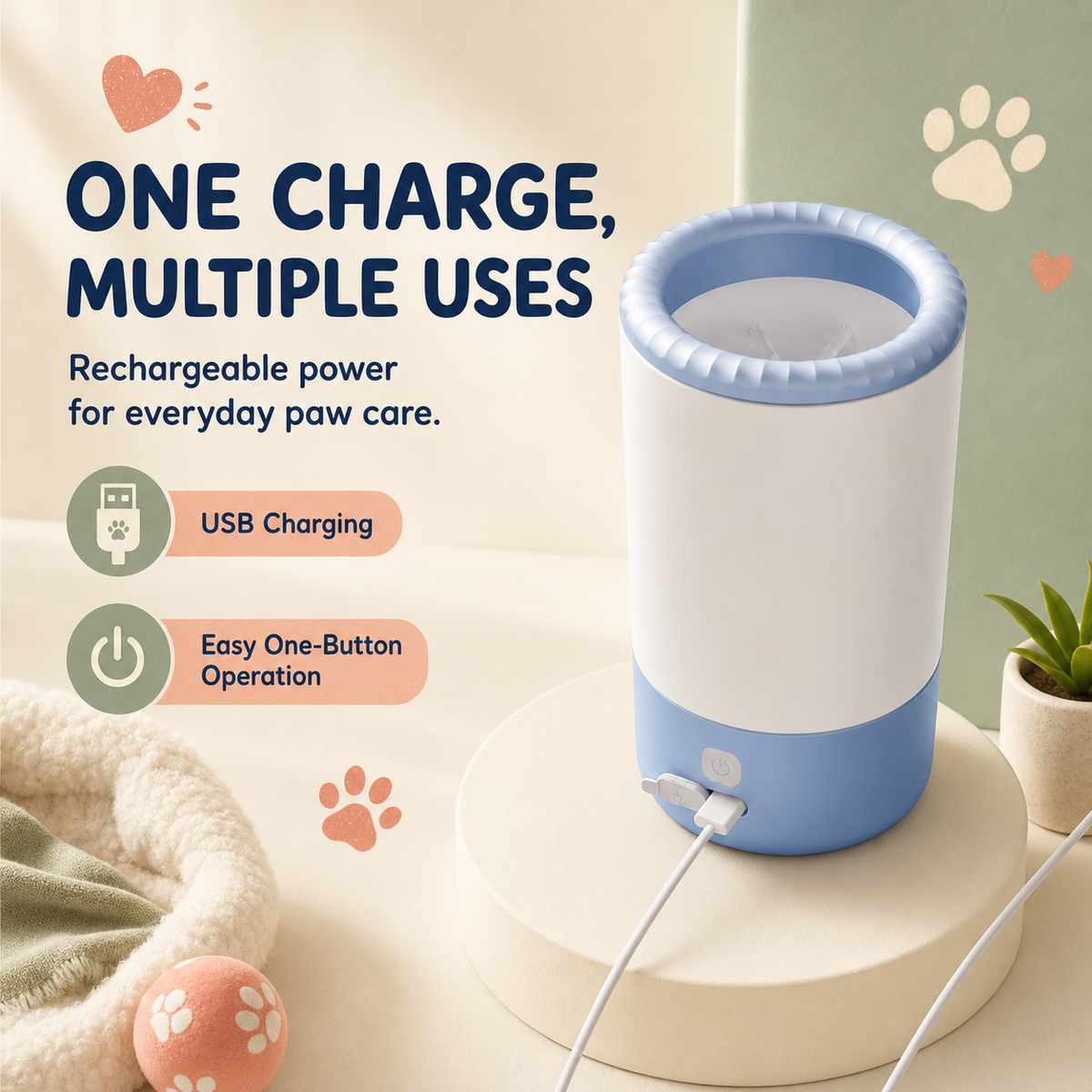 Electric Automatic Pet Foot Washing Machine