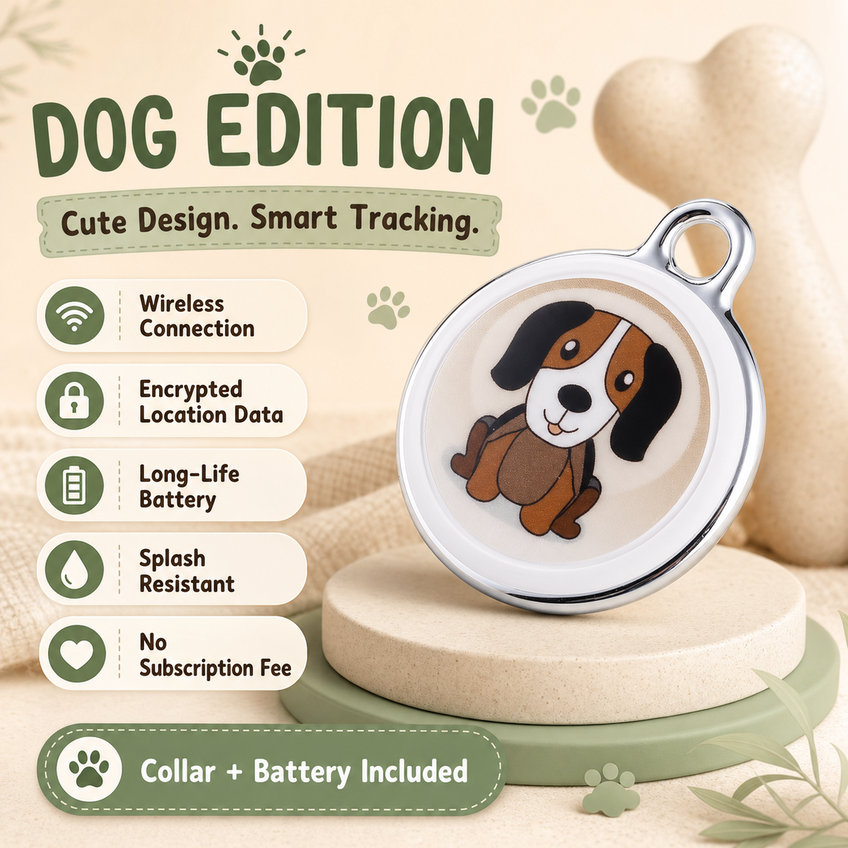 Smart GPS Pet Collar Waterproof