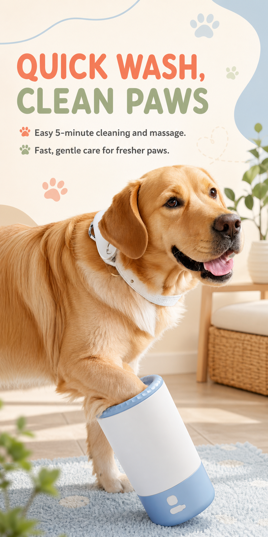 Electric Automatic Pet Foot Washing Machine